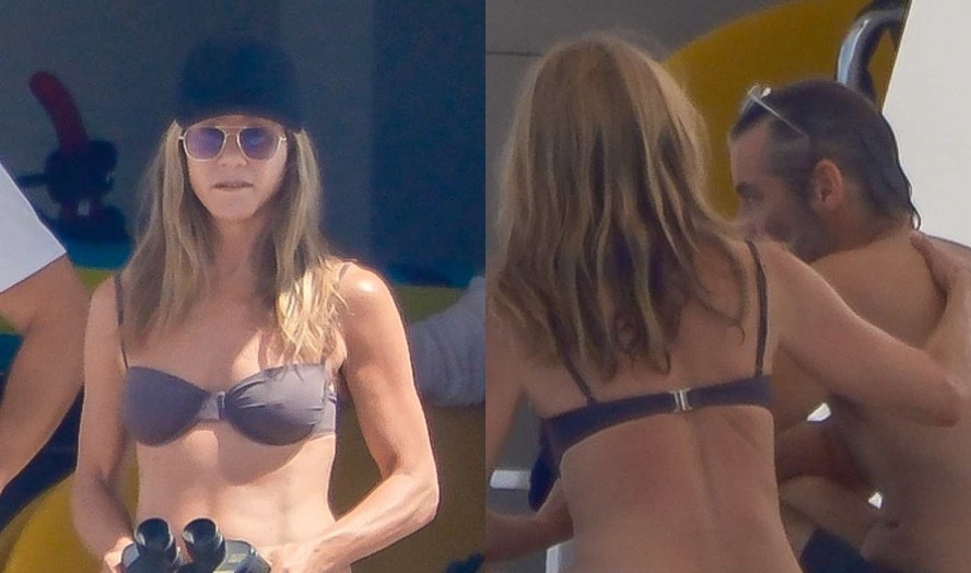 Jennifer Aniston curte passeio de iate com namorado
