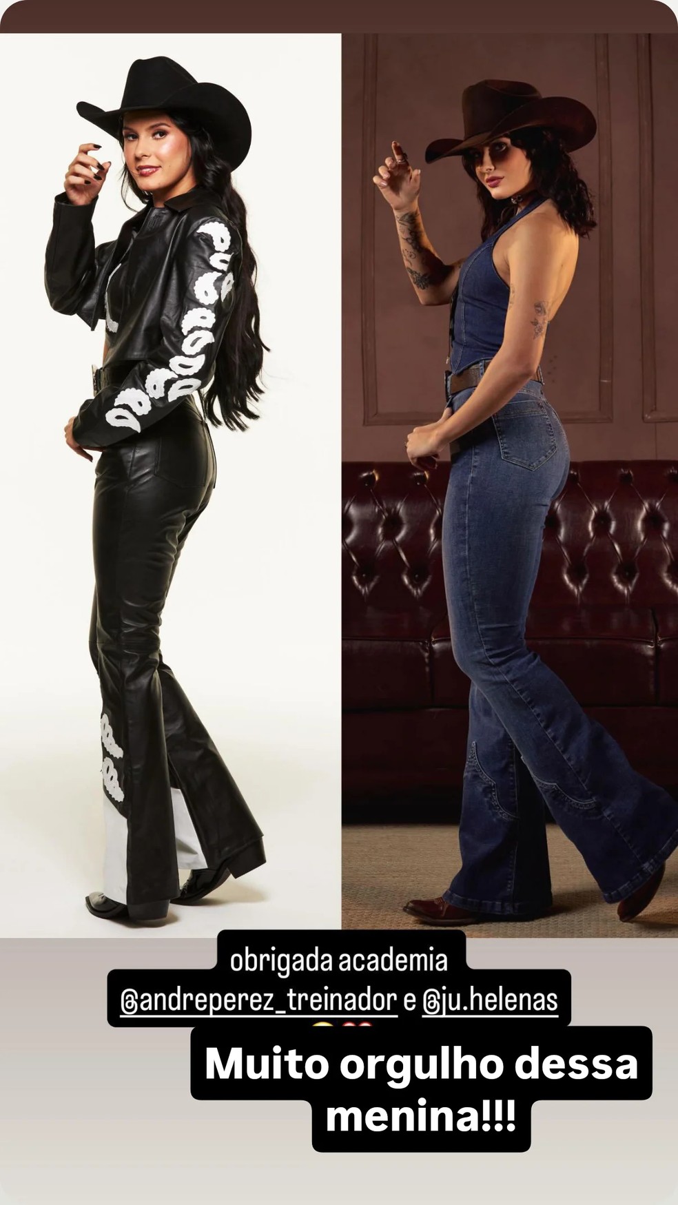 Ana Castela antes x depois — Foto: Reprodução/ Instagram