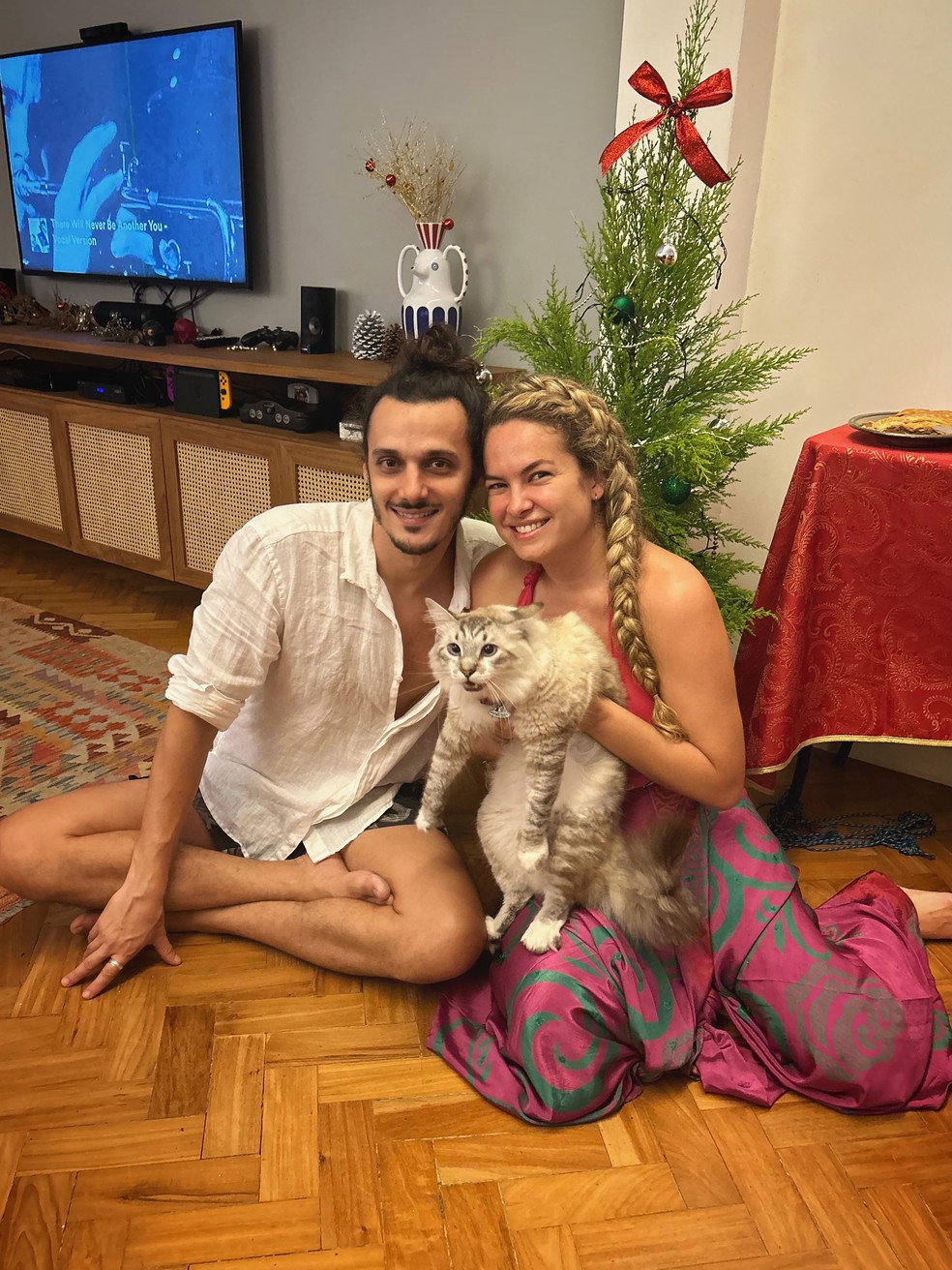 Leandro Soares faz homenagem para Lua Blanco — Foto: Reprodução/Instagram