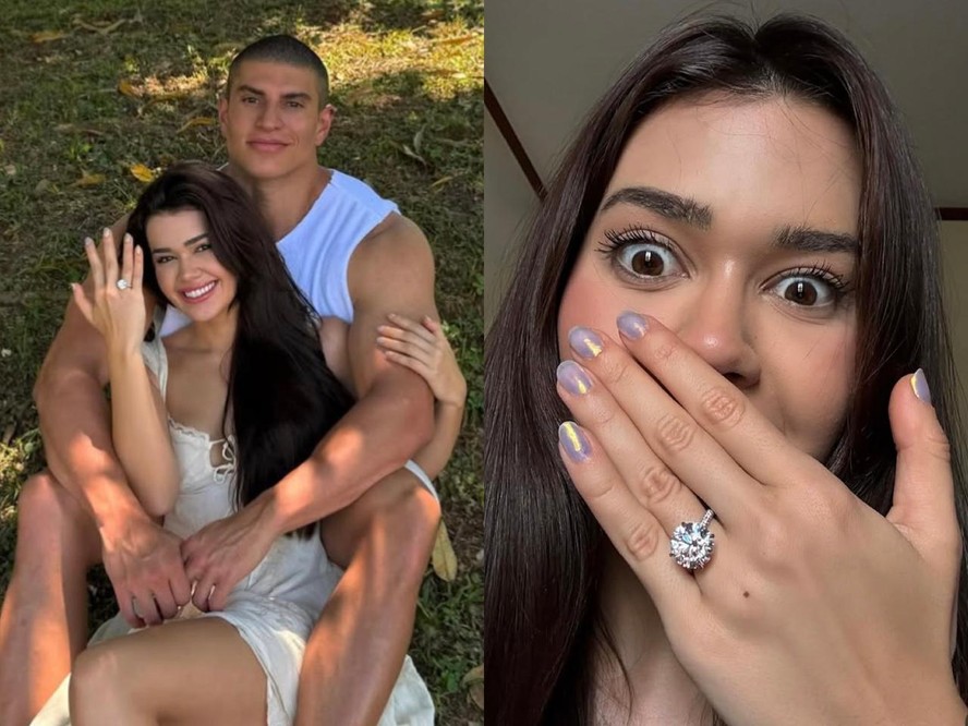 Franciny Ehlke é pedida em casamento por sócio bilionário e exibe anel ...