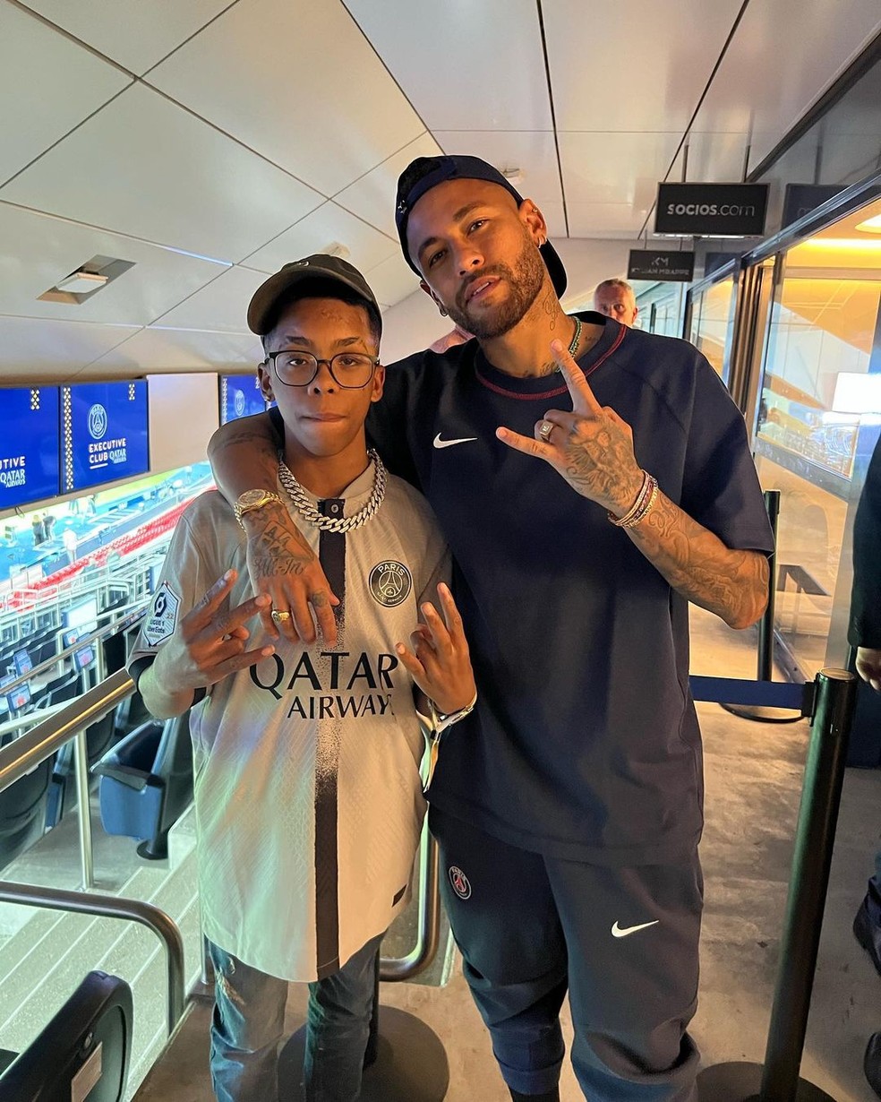 Boca de 09 é amigo de Neymar — Foto: Reprodução/Instagram