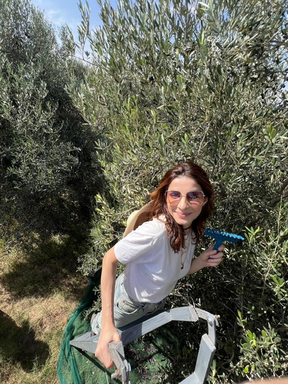 Giselle Batista na Tunísia — Foto: Acervo pessoal