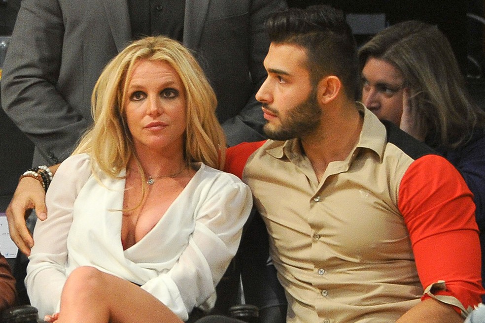 Britney Spears e Sam Asghari estão se divorciando — Foto: Getty Images