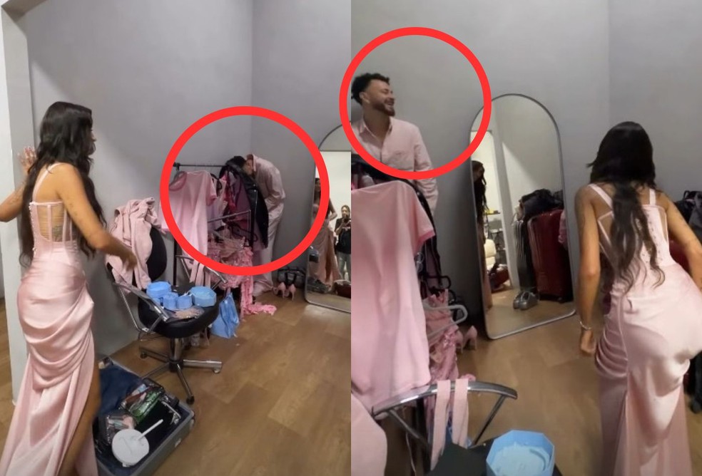 Fred Bruno prestigia ex Bianca Andrade em festa de celebração aos 15 anos de carreira na internet — Foto: Reprodução/Instagram