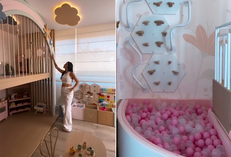 Bruna Biancardi mostra brinquedoteca de Mavie na casa dos avós maternos — Foto: Reprodução/Instagram