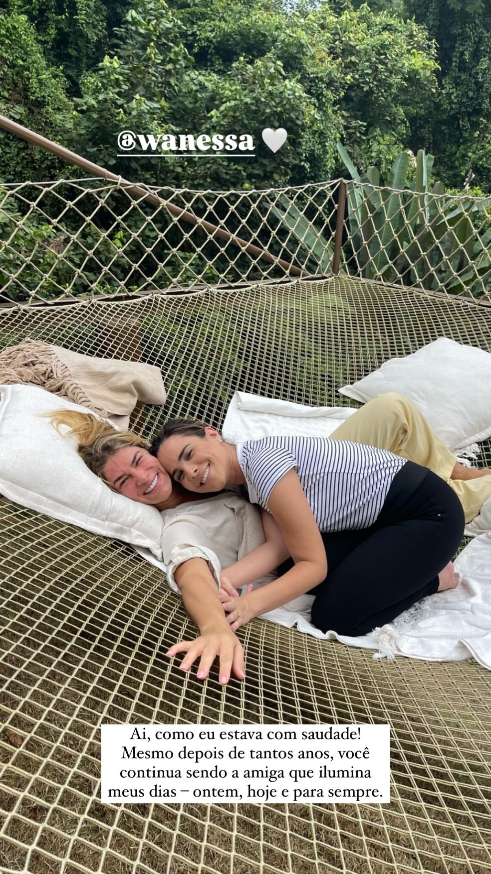 Priscila Fantin e Wanessa Camargo — Foto: Reprodução/Instagram