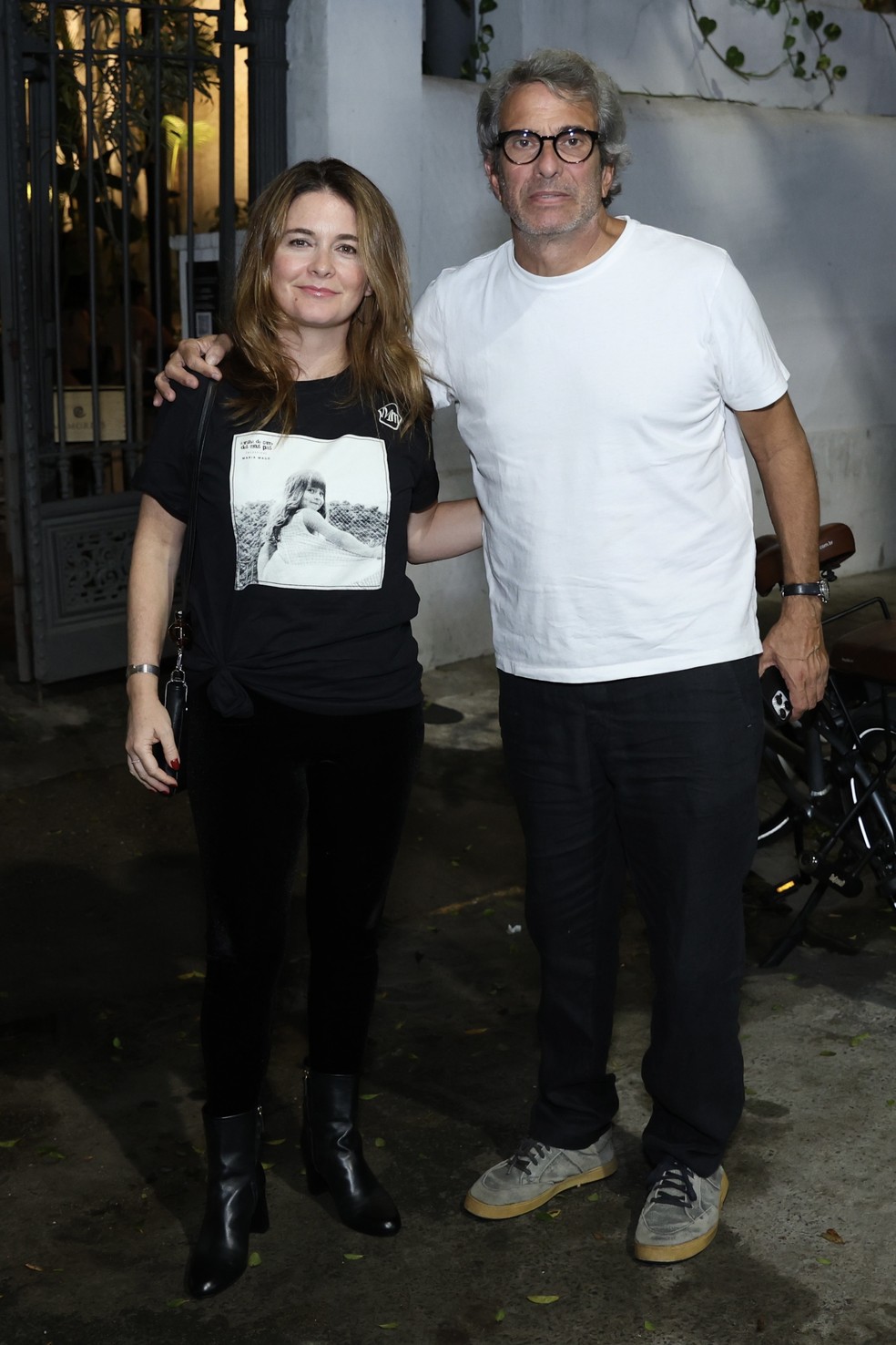 O ex-casal Cláudia Abreu e José Henrique Fonseca — Foto: Roberto Filho/BrazilNews