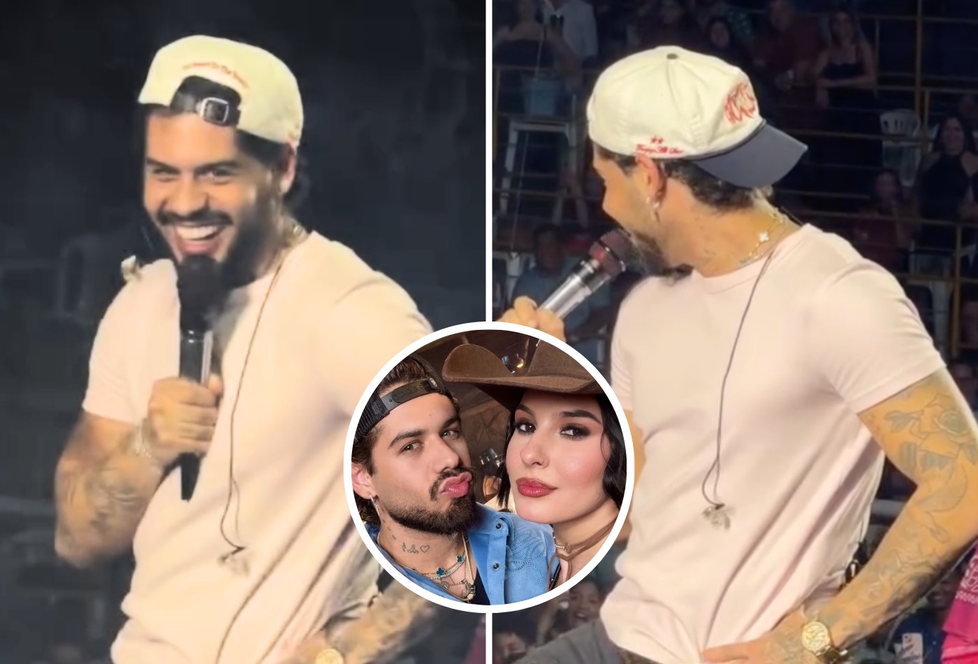 Zé Felipe manda recado para Ana Castela em show: 'Não fala quem foi, porque dá problema'