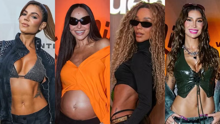 Famosas colocaram a barriga pra jogo no penúltimo dia de Rock In Rio