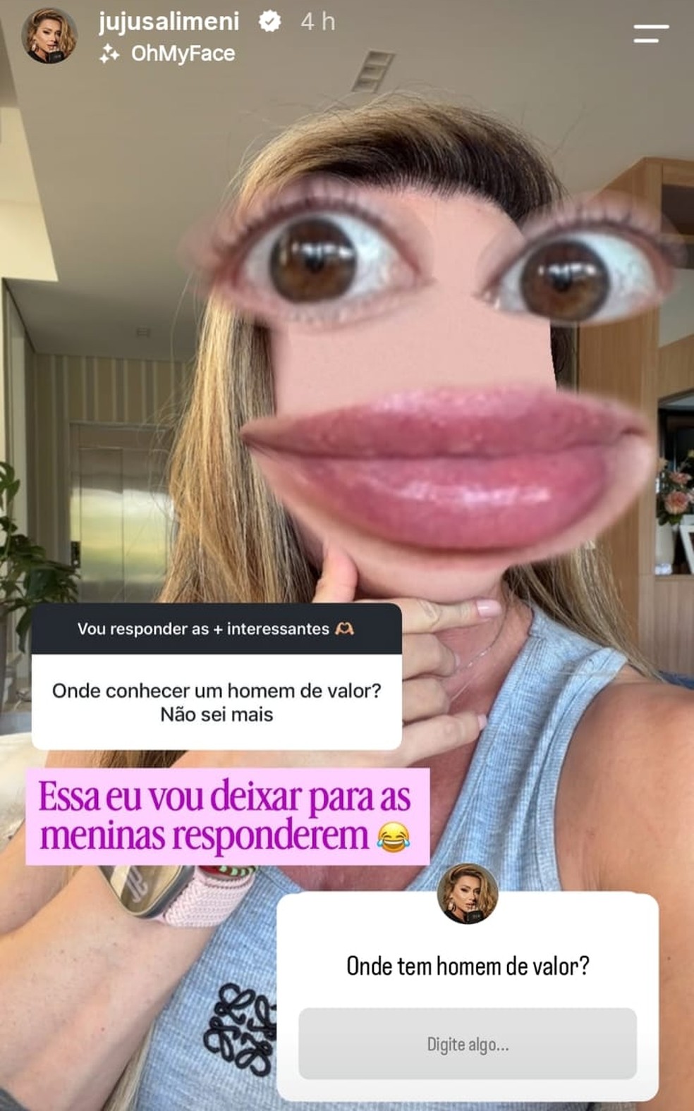 Juju Salimeni — Foto: Reprodução/Instagram