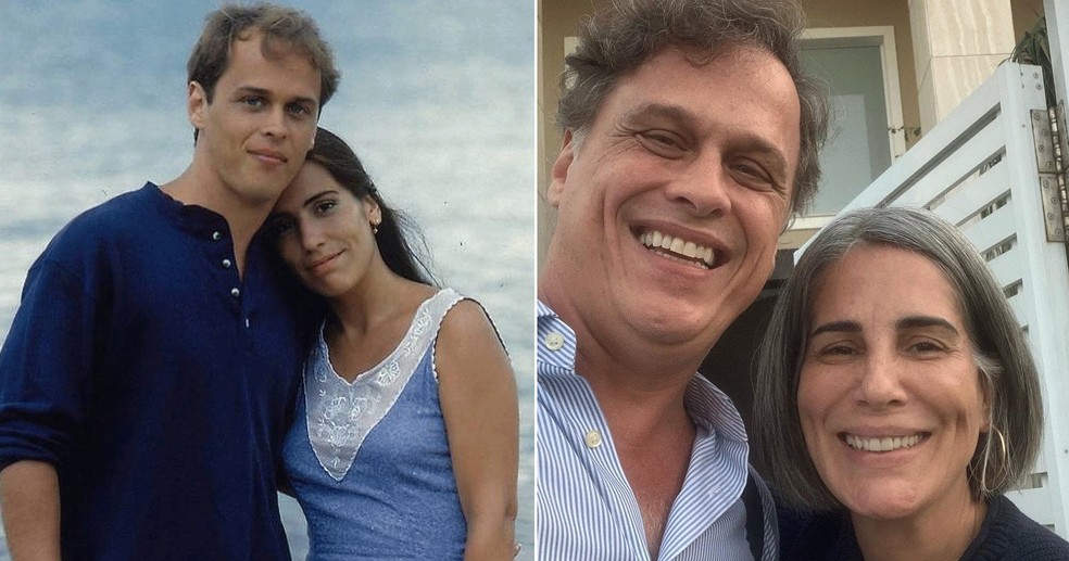 Guilherme Fontes e Gloria Pires — Foto: Divulgação/TV Globo e Reprodução/Instagram