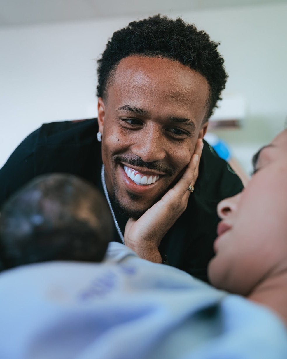 Nasce filho de Tainá Militão e Eder Militão — Foto: Reprodução/ Instagram