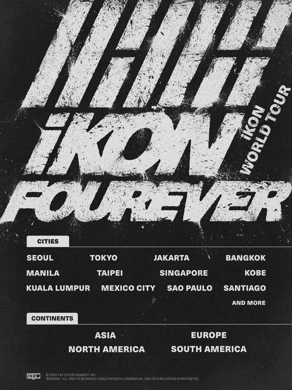 Grupo de K-pop iKON anuncia show no Brasil; veja detalhes &mdash; Foto: Reprodu&ccedil;&atilde;o/X