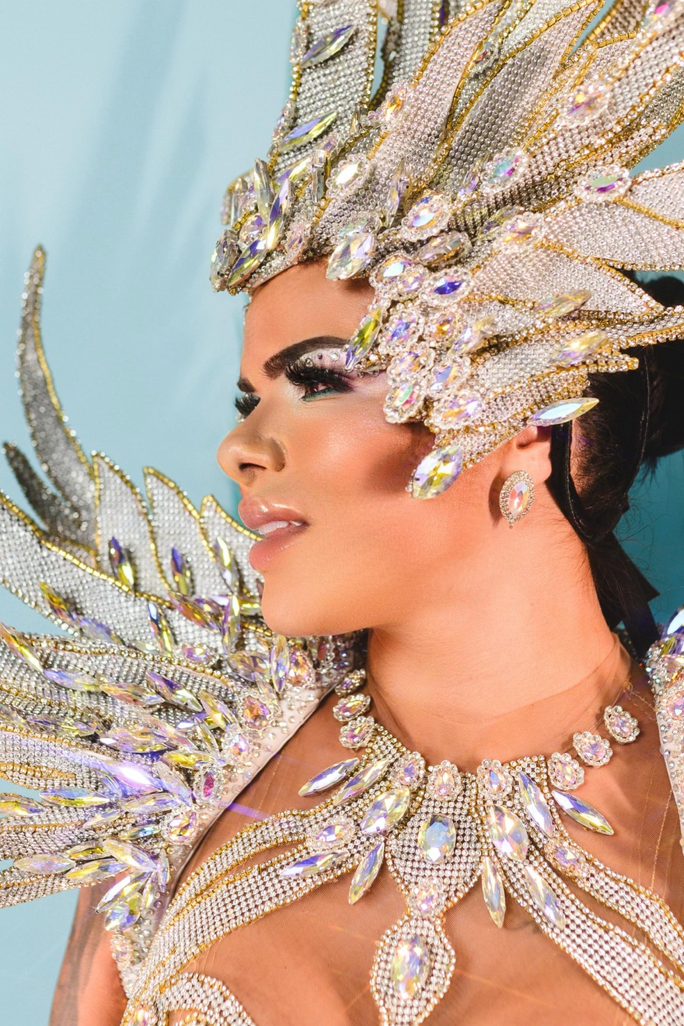 Juliana Souza, musa da Vila Isabel no Carnaval 2024 — Foto: Adriano Reis/Palmer Assessoria de Comunicação/Divulgação