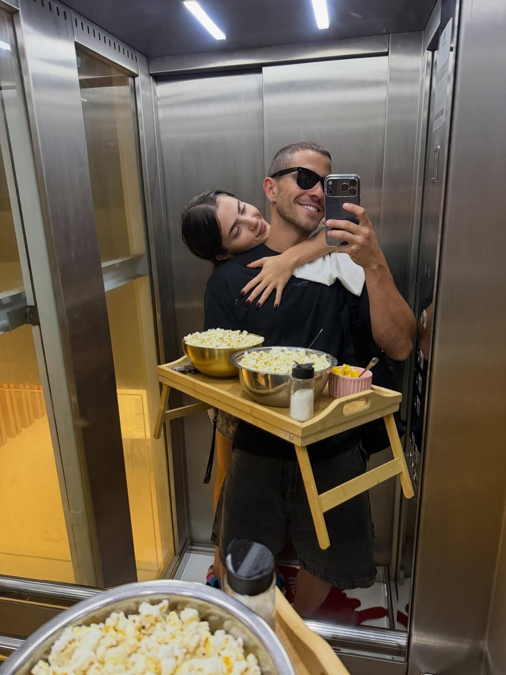 André Lamoglia celebra aniversário de Jade Picon — Foto: Reprodução/Instagram