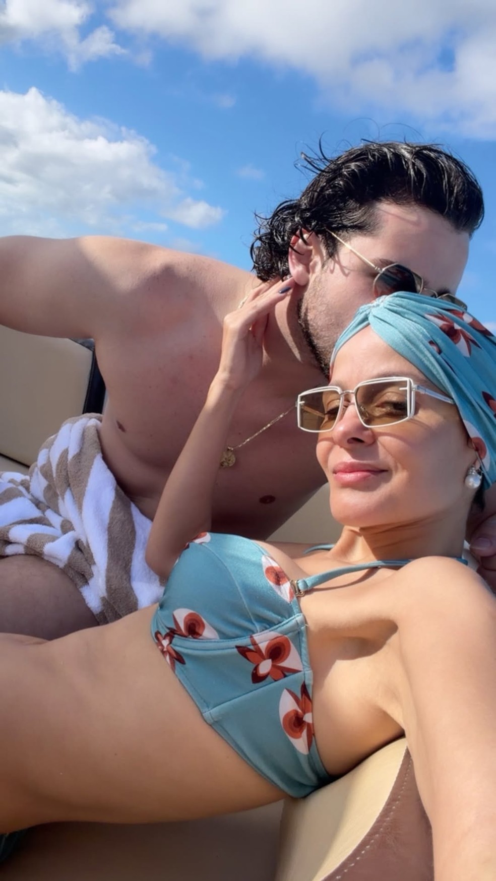 Maiara com o namorado, Felipe Cavalliere — Foto: Reprodução/Instagram