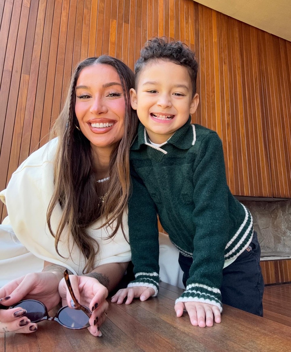 Bianca Andrade e filho — Foto: Reprodução/Instagram
