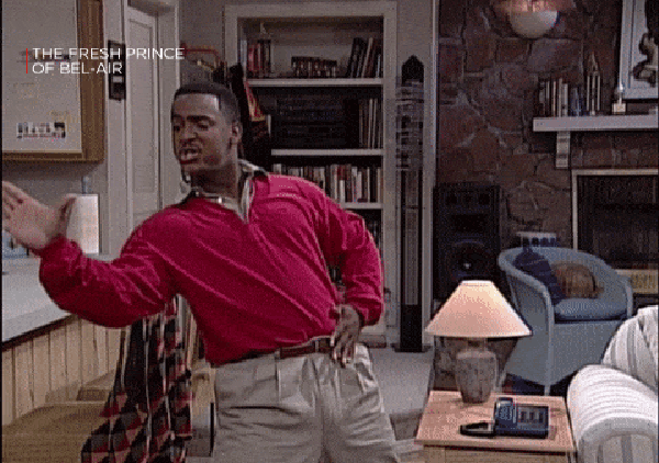 Alfonso Ribeiro como Carlton Banks em 'Um Maluco no Pedaço' — Foto: Reprodução