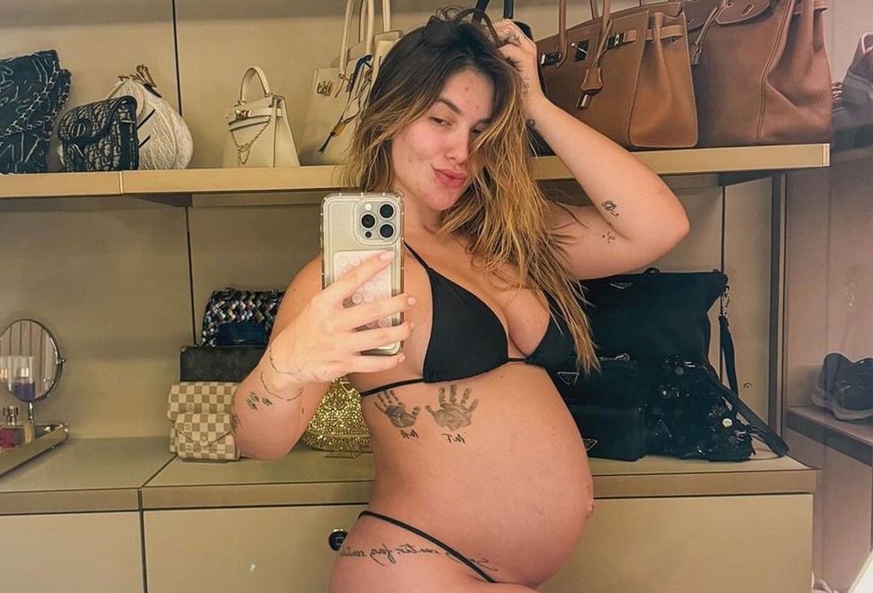 Virginia Fonseca grávida de José Leonardo — Foto: Reprodução/Instagram