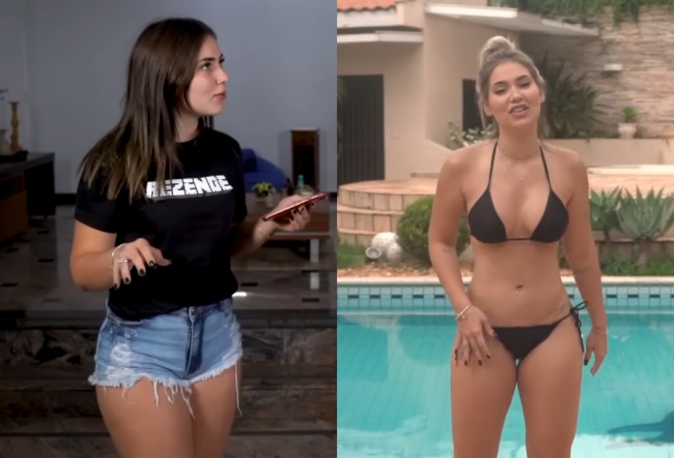 Antes e depois de Virginia Fonseca após primeira lipo — Foto: Reprodução / Instagram