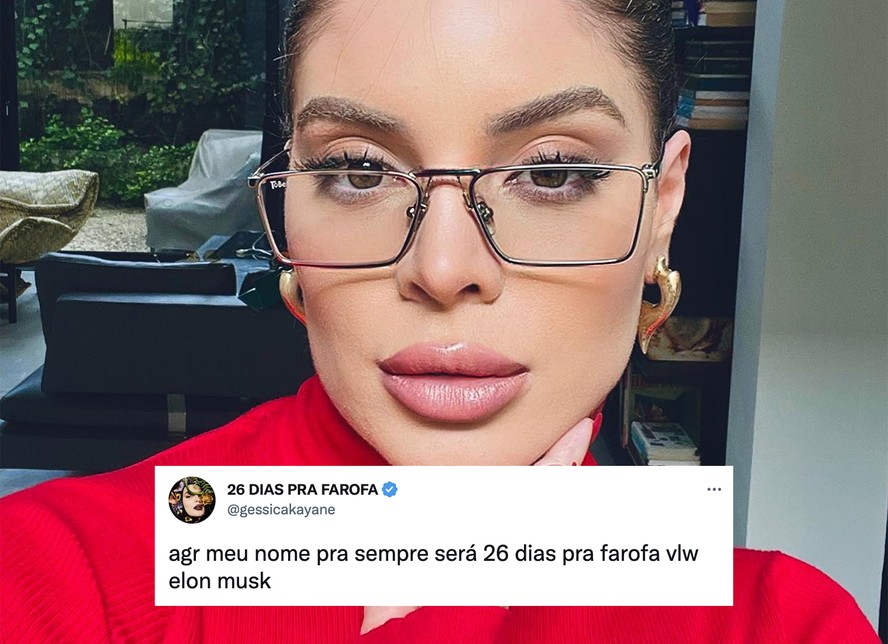 GKay após mudar nome no Twitter e não poder reverter: 'Valeu, Elon Musk'