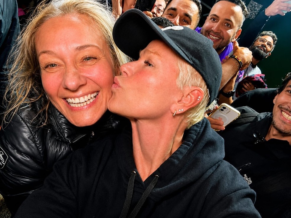 Paquita argentina Kary Rivero e Xuxa — Foto: Reprodução/Instagram