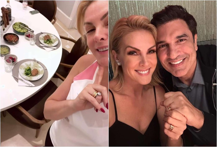 Ana Hickmann prepara jantar para Edu Guedes