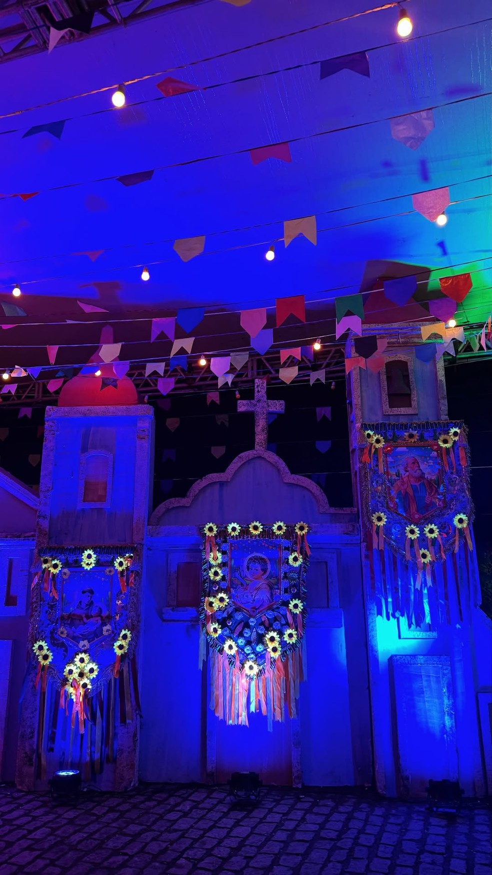 Decoração do 'Arraiá da Anitta' — Foto: Reprodução/Instagram