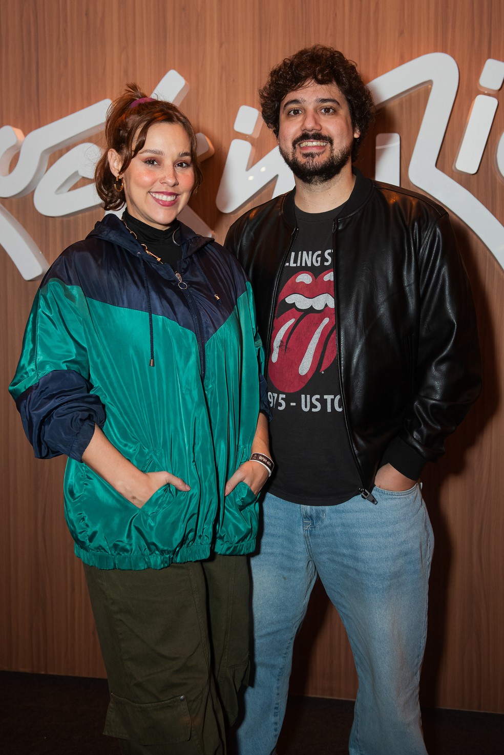 Thati Lopes com George Sauma — Foto: Letycia Miller / Brazil News