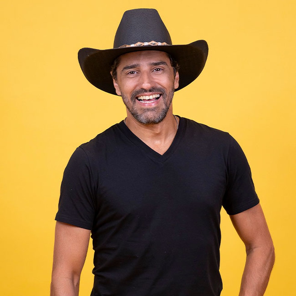 Alberto Cowboy, do BBB 26 — Foto: Manoella Mello/Globo